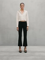 Cropped flared trousers - Studio