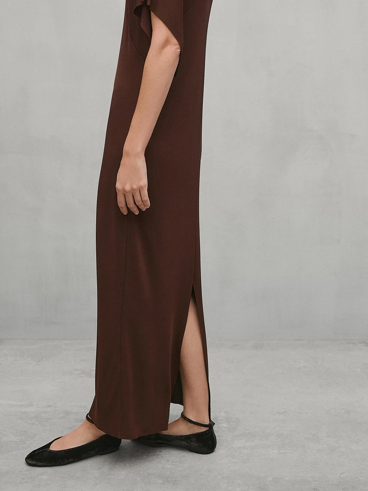 Midi dress with criss-cross seams - Studio