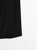 Flowing midi skirt with elasticated waistband - Studio