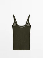 Fitted ribbed top - Studio