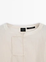 Silk bend shirt with ribbon details - Studio