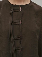 Modal blend shirt with straps - Studio