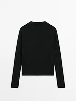 100% wool polo collar sweater - Studio