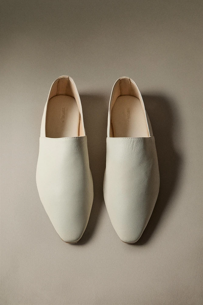 SOFT LEATHER BABOUCHE SLIPPERS