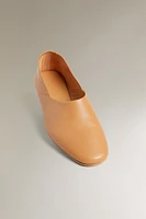 SOFT LEATHER BALLET FLATS