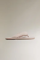 TECHNICAL FABRIC OPEN SLIPPERS