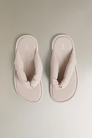 TECHNICAL FABRIC OPEN SLIPPERS