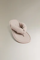 TECHNICAL FABRIC OPEN SLIPPERS