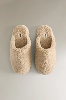 FAUX SHEARLING SLIPPERS