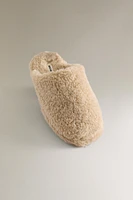 FAUX SHEARLING SLIPPERS