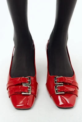 SLINGBACK BUCKLE SHOES