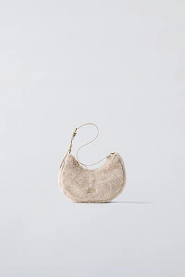 FAUX FUR SHOULDER BAG