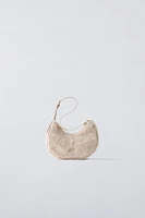 FAUX FUR SHOULDER BAG