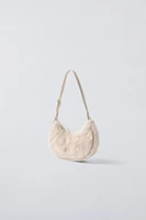 FAUX FUR SHOULDER BAG