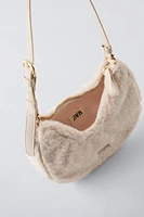 FAUX FUR SHOULDER BAG