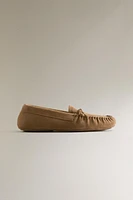 WARM LEATHER MOCCASINS