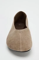 SOFT SUEDE BALLET FLATS