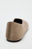 SOFT SUEDE BALLET FLATS