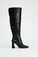 OVER-THE-KNEE HEELED BOOTS