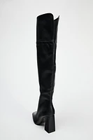 OVER-THE-KNEE HEELED BOOTS