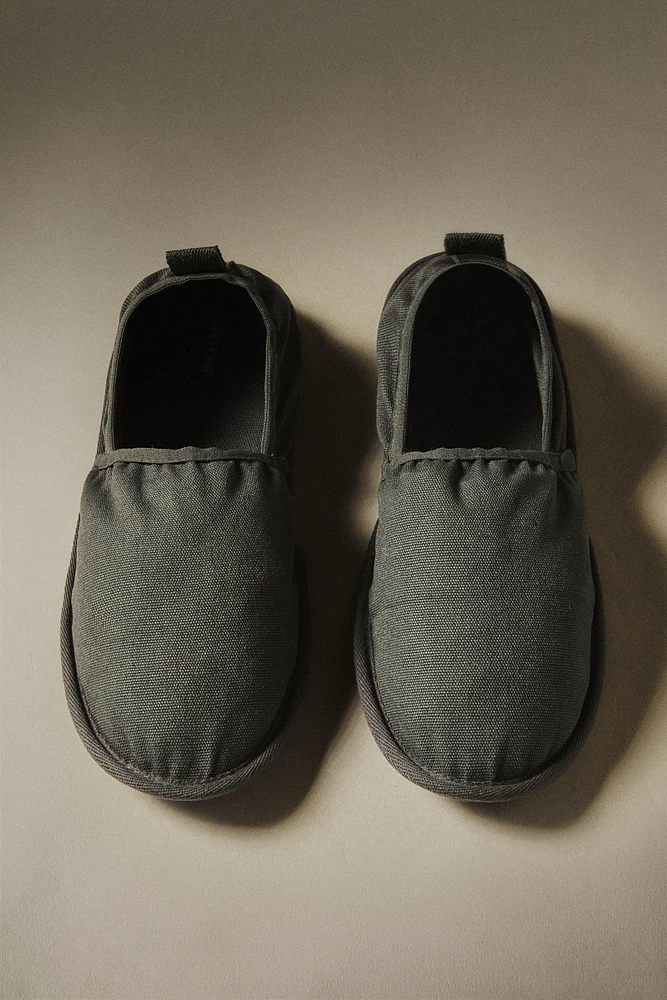 COTTON BABOUCHE SLIPPERS