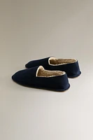 WARM LEATHER MOROCCAN SLIPPERS