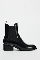 METAL PLATE ANKLE BOOT