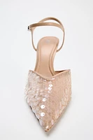 HIGH HEELS WITH SEQUINS