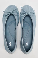 SUEDE BALLET FLATS