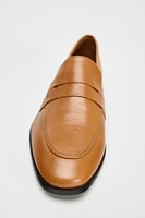 LEATHER PENNY LOAFERS