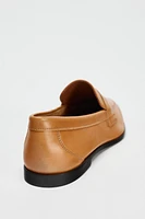 LEATHER PENNY LOAFERS