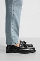 TASSEL LEATHER LOAFERS