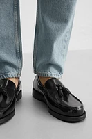 TASSEL LEATHER LOAFERS