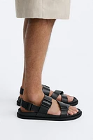 BUCKLED SANDALS