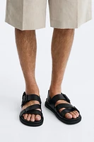 BUCKLED SANDALS