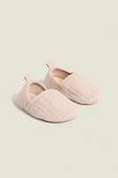 COTTON BABOUCHE SLIPPERS