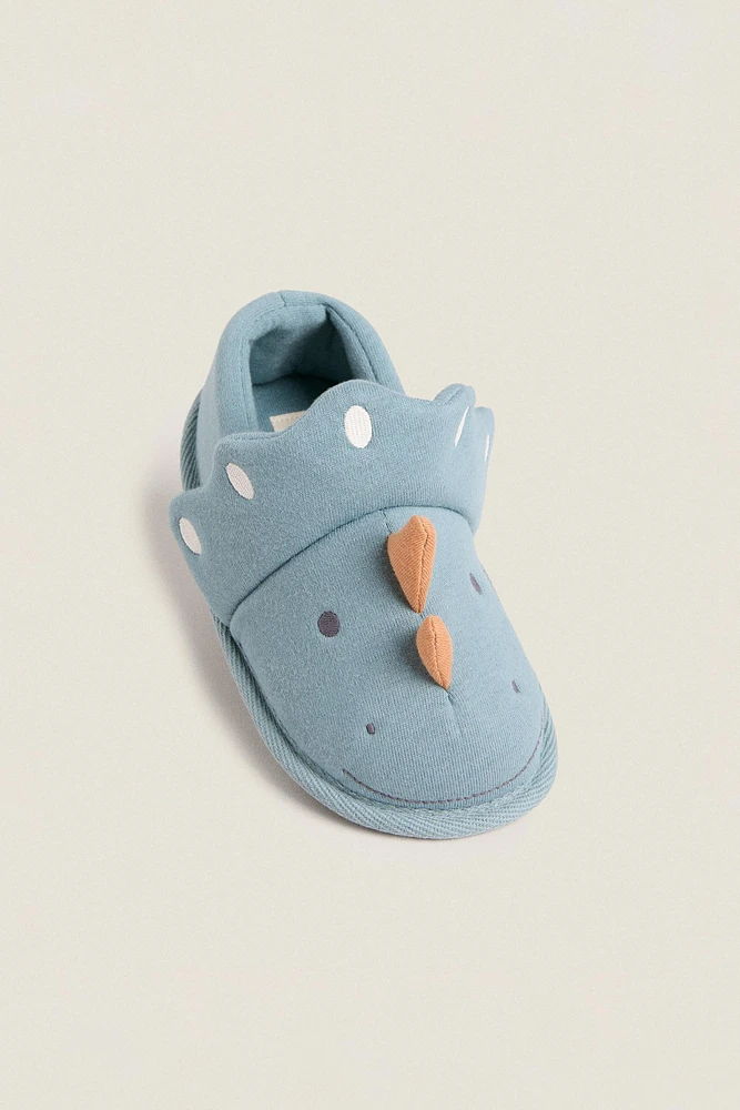 JUNIOR DINOSAUR SLIPPERS