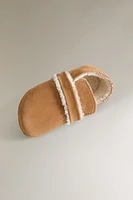 SHEEPSKIN LEATHER MOCCASIN