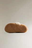 COZY LEATHER SLIPPERS