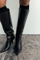 THIN HEELED BOOTS