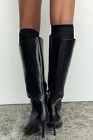 THIN HEELED BOOTS