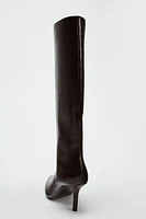 THIN HEELED BOOTS