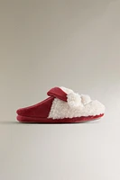 SANTA CLAUS CHRISTMAS MULE SLIPPERS