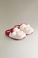 SANTA CLAUS CHRISTMAS MULE SLIPPERS