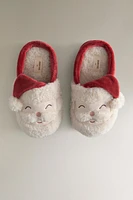 SANTA CLAUS CHRISTMAS MULE SLIPPERS