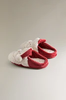 SANTA CLAUS CHRISTMAS MULE SLIPPERS