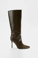 THIN HEELED BOOTS