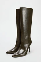 THIN HEELED BOOTS