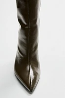 THIN HEELED BOOTS