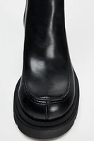 OVER-THE-KNEE HEELED LUG SOLE BOOTS